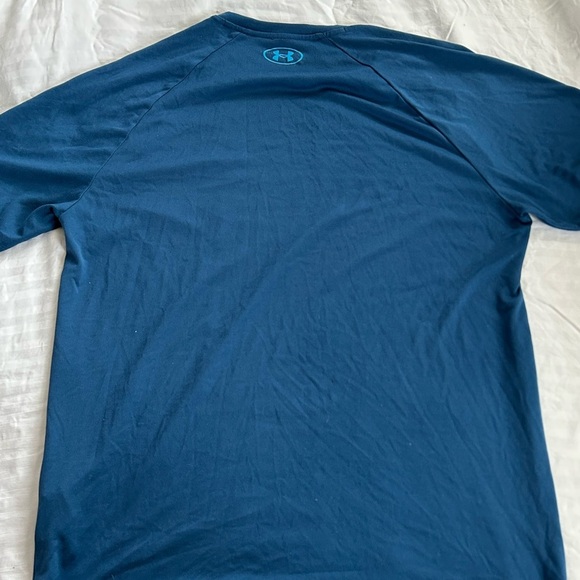 Under Armour Blue Short Sleeve Tee Men’s Sz L - Picture 4 of 6
